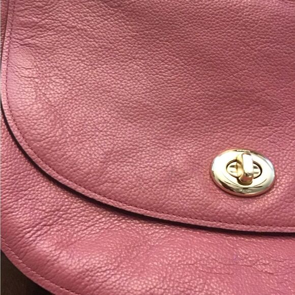 Coach New York Turnlock Leather Hobo Bag - Picture 4 of 10